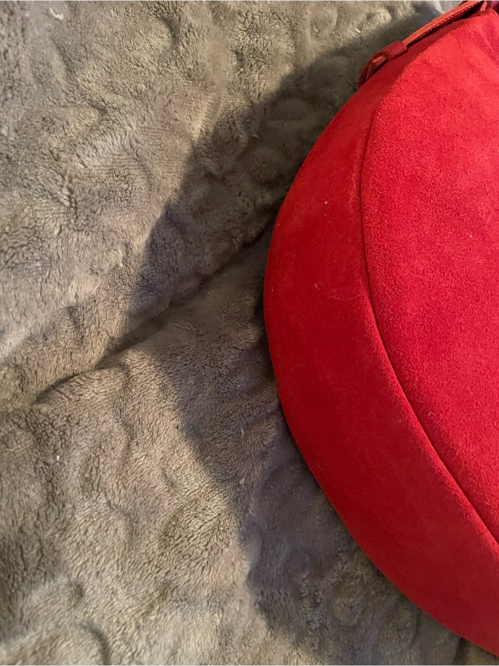 The Sak Tess Shoulder Bag in Scarlet Red Suede - Picture 6 of 7